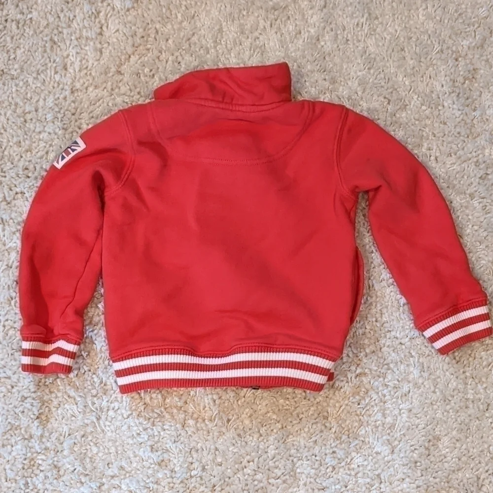 𝅺MINI Boden 2-3 years Zip Front Sweatshirt Dog Patch